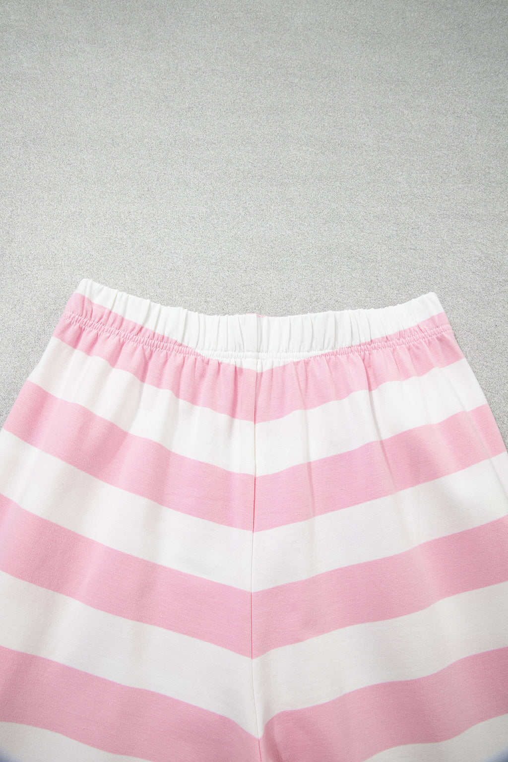 Pink Stripe Color Block Patchwork Zip Long Sleeve Top Elastic Waist Pants Set PREORDER ETA 3 WEEKS