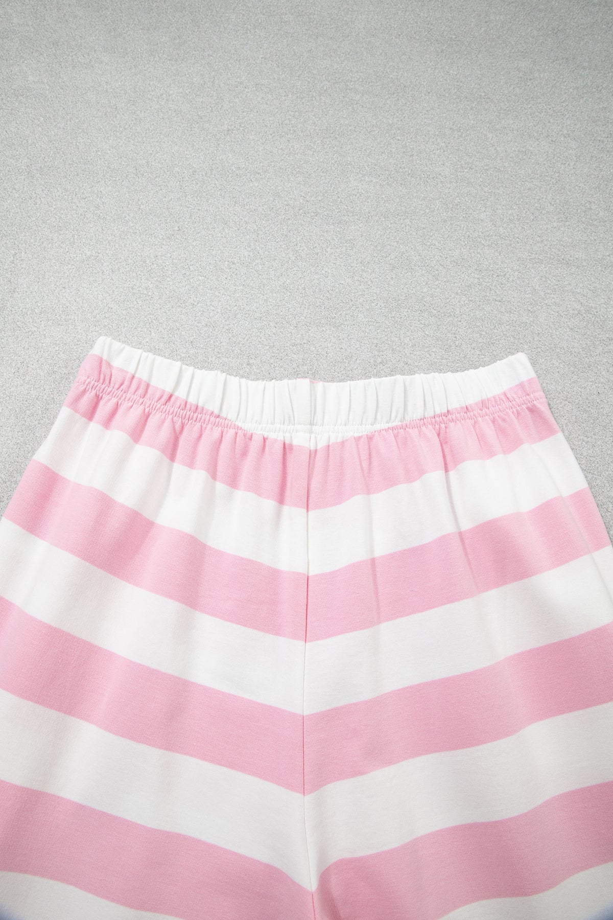 Pink Stripe Color Block Patchwork Zip Long Sleeve Top Elastic Waist Pants Set PREORDER ETA 3 WEEKS