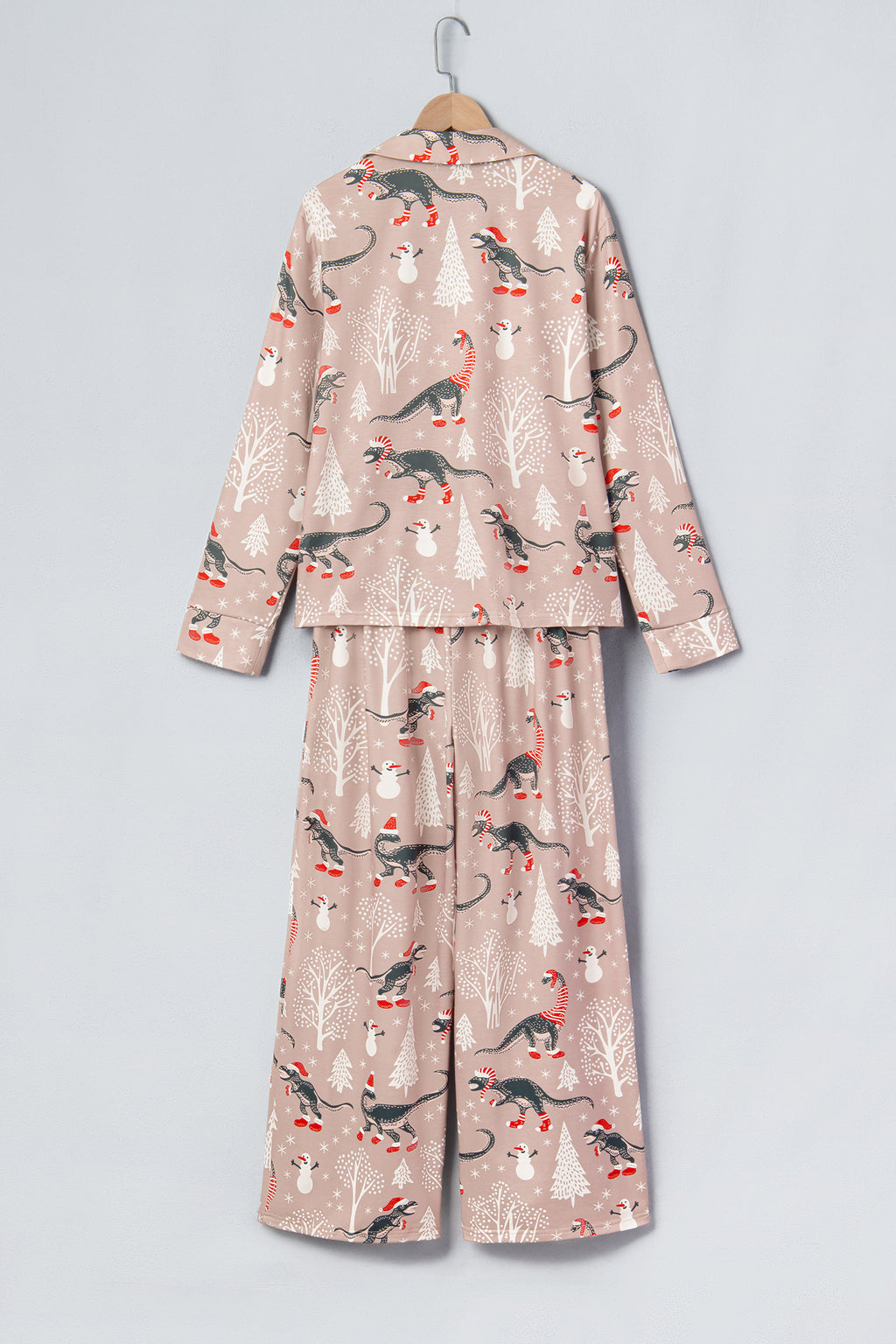 Brown Abstract Print Long Sleeve Two Piece Lounge Set PREORDER ETA 3 WEEKS