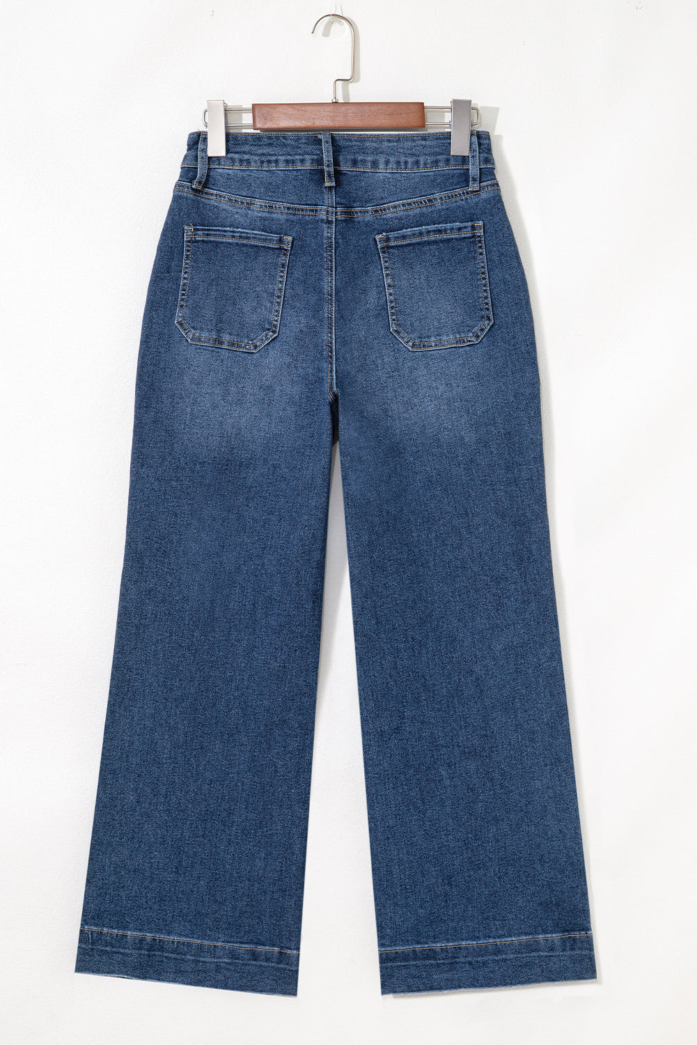 Ashleigh Blue Cropped High Rise Wide Leg Jeans