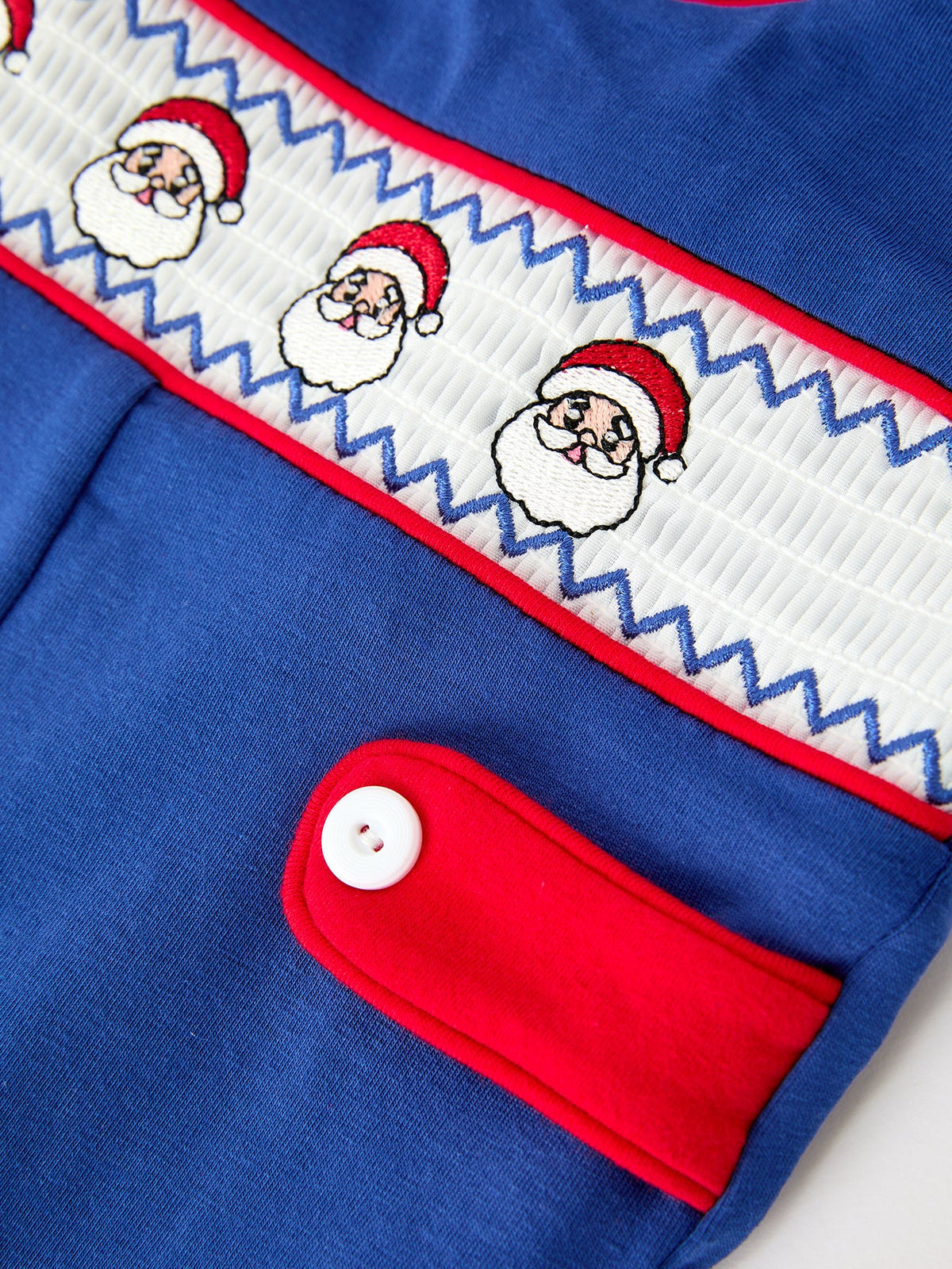Christmas Santa Baby Boys Smocked Jon Jon