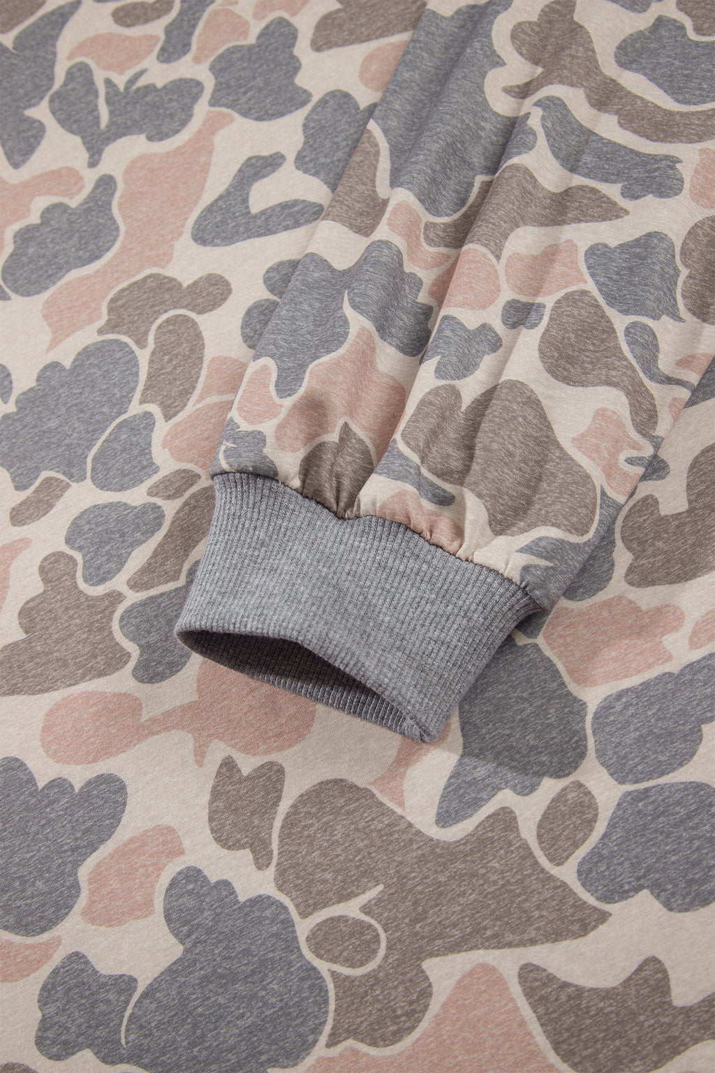 Multicolour Camouflage Long Sleeve Round Neck Two-Piece Plus Size Set PREORDER ETA 3 WEEKS