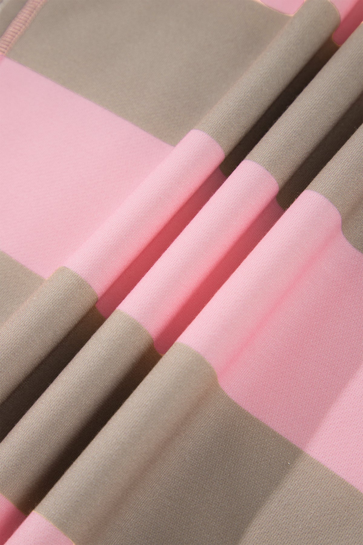 Pink Stripe Striped Colorblock Patch Pocket Split Hem Oversized Long Sleeve Sweatshirt PREORDER ETA 3 WEEKS
