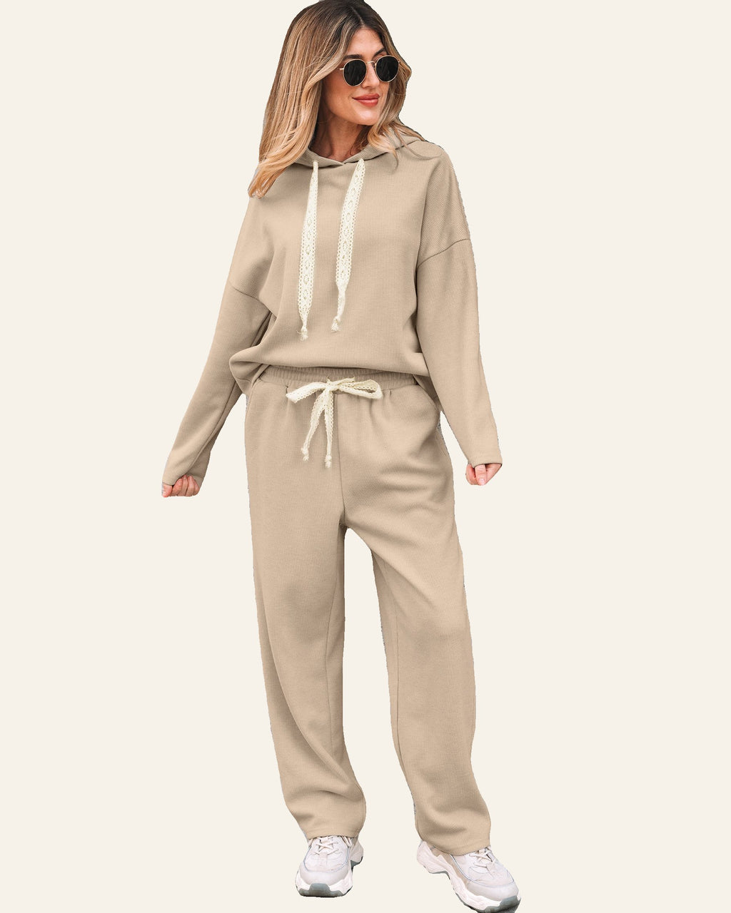 Leopard Drawstring Pullover Hoodie and High Waist Pants PREORDER ETA 3 WEEKS