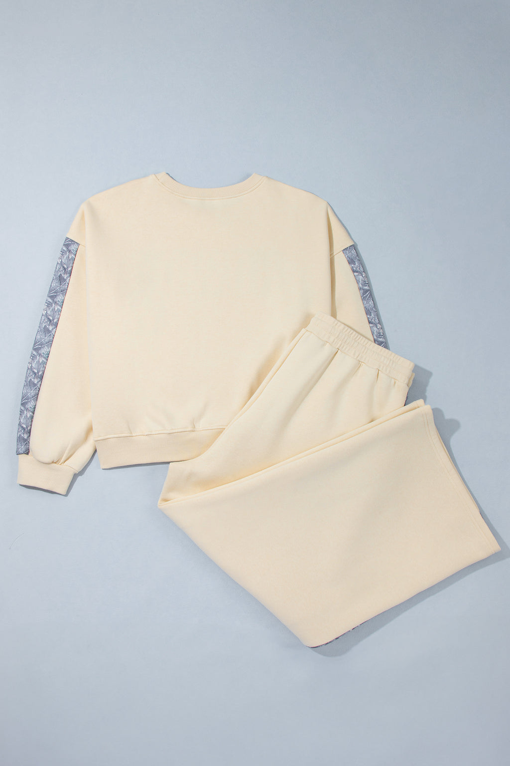 Parchment HOWDY Letter Print Colorblock Side Stripe Long Sleeve Plus Size Set PREORDER ETA 3 WEEKS