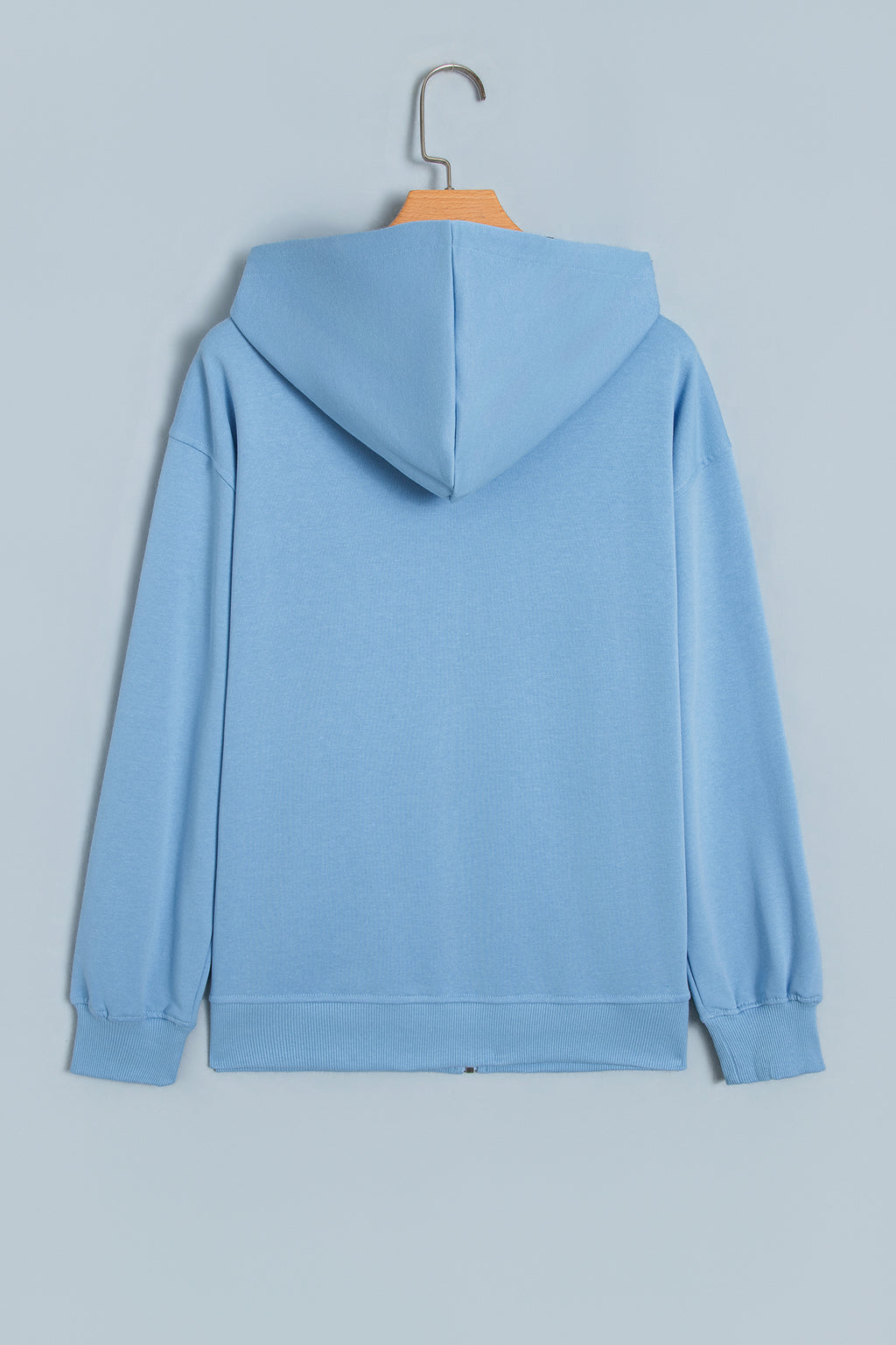 Beau Blue Polka Dot Hooded Zip-Up Sweatshirt PREORDER ETA 3 WEEKS