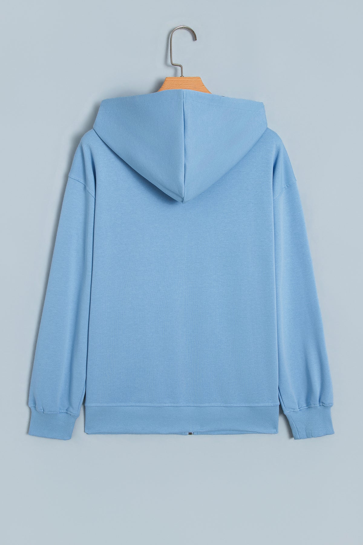 Beau Blue Polka Dot Hooded Zip-Up Sweatshirt PREORDER ETA 3 WEEKS