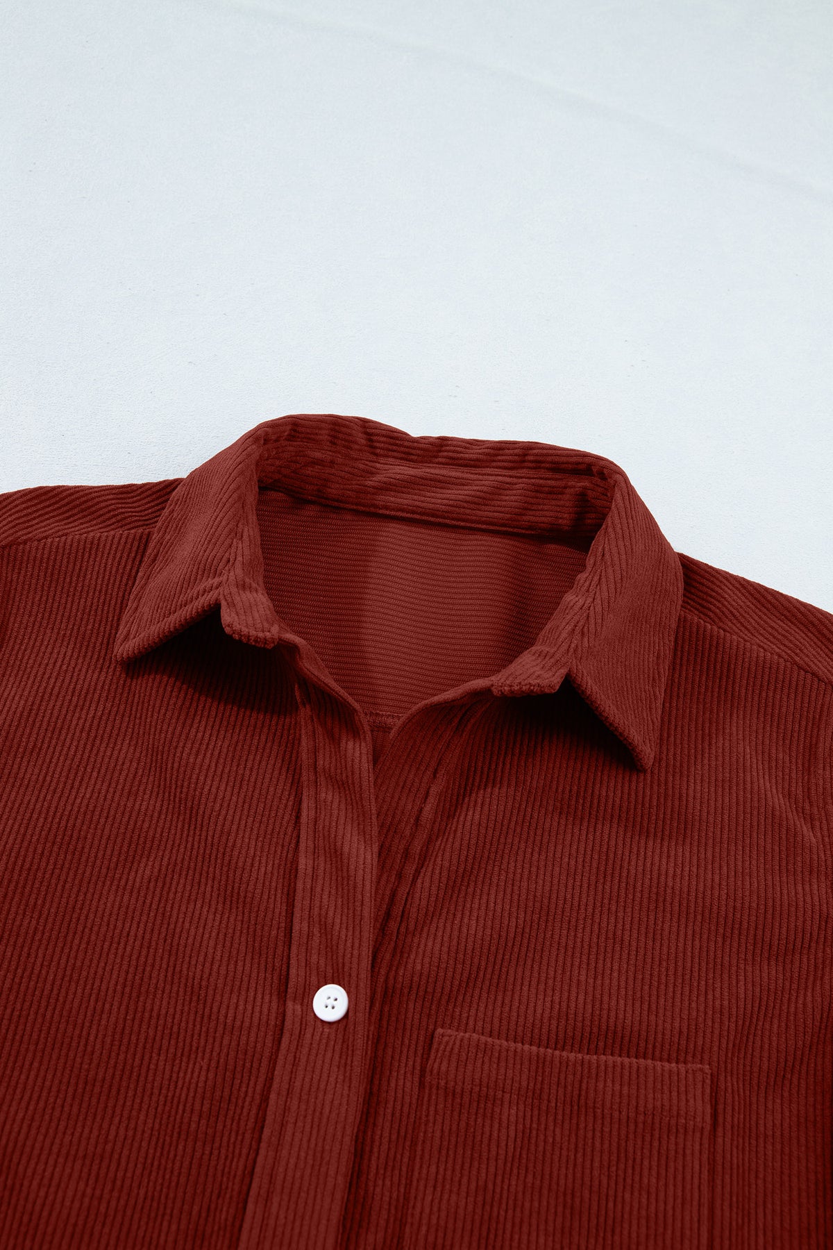Clay Adjustable Cuff Long Sleeve Corduroy Shirt PREORDER ETA 3 WEEKS