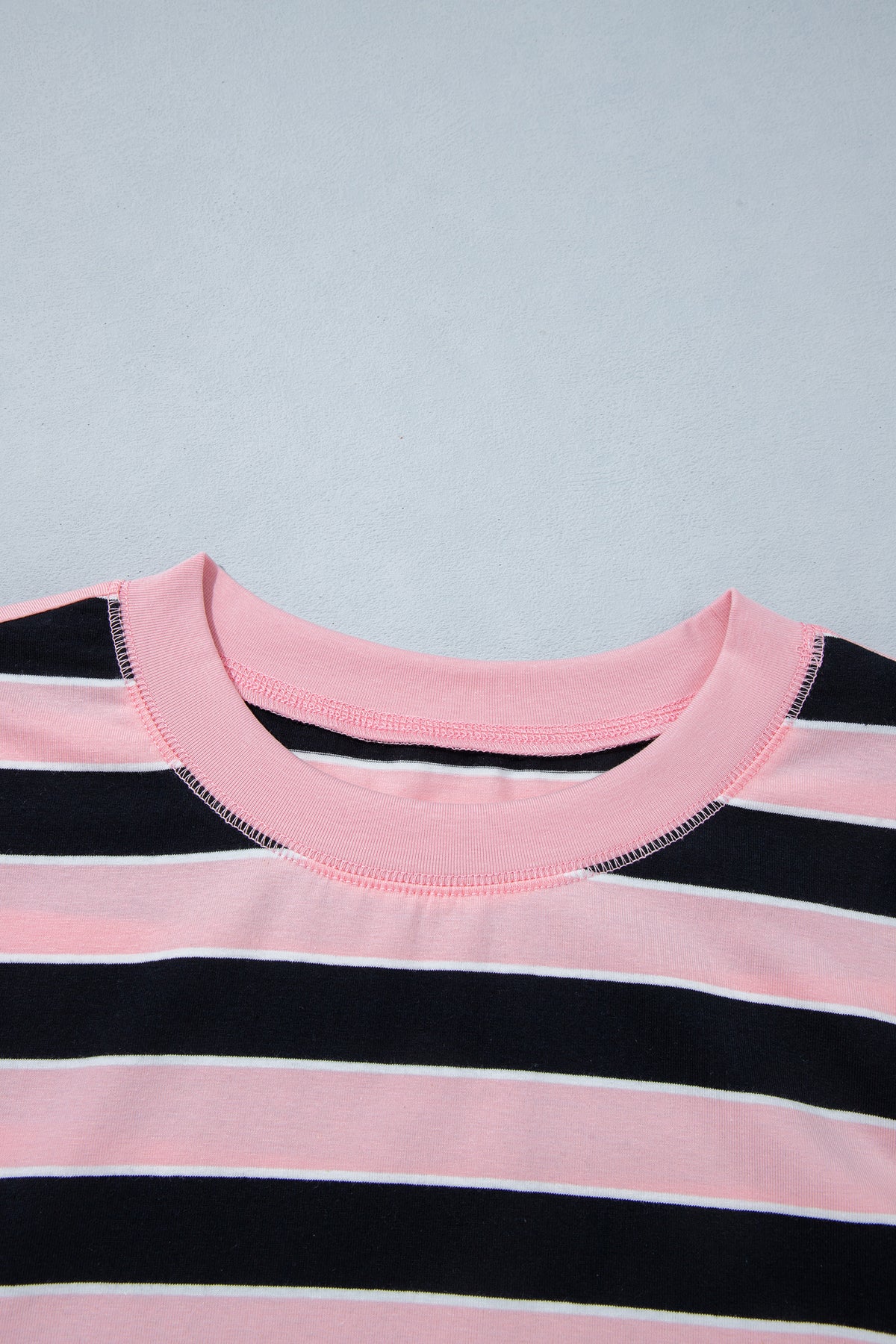 Pink Stripe Loose Tee and Pants Two Piece Set PREORDER ETA 3 WEEKS
