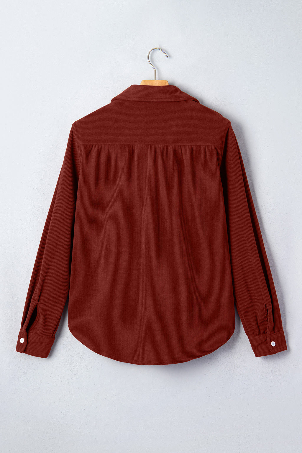 Clay Adjustable Cuff Long Sleeve Corduroy Shirt PREORDER ETA 3 WEEKS