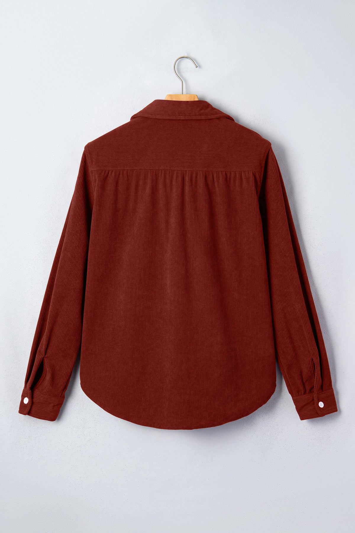 Clay Adjustable Cuff Long Sleeve Corduroy Shirt PREORDER ETA 3 WEEKS