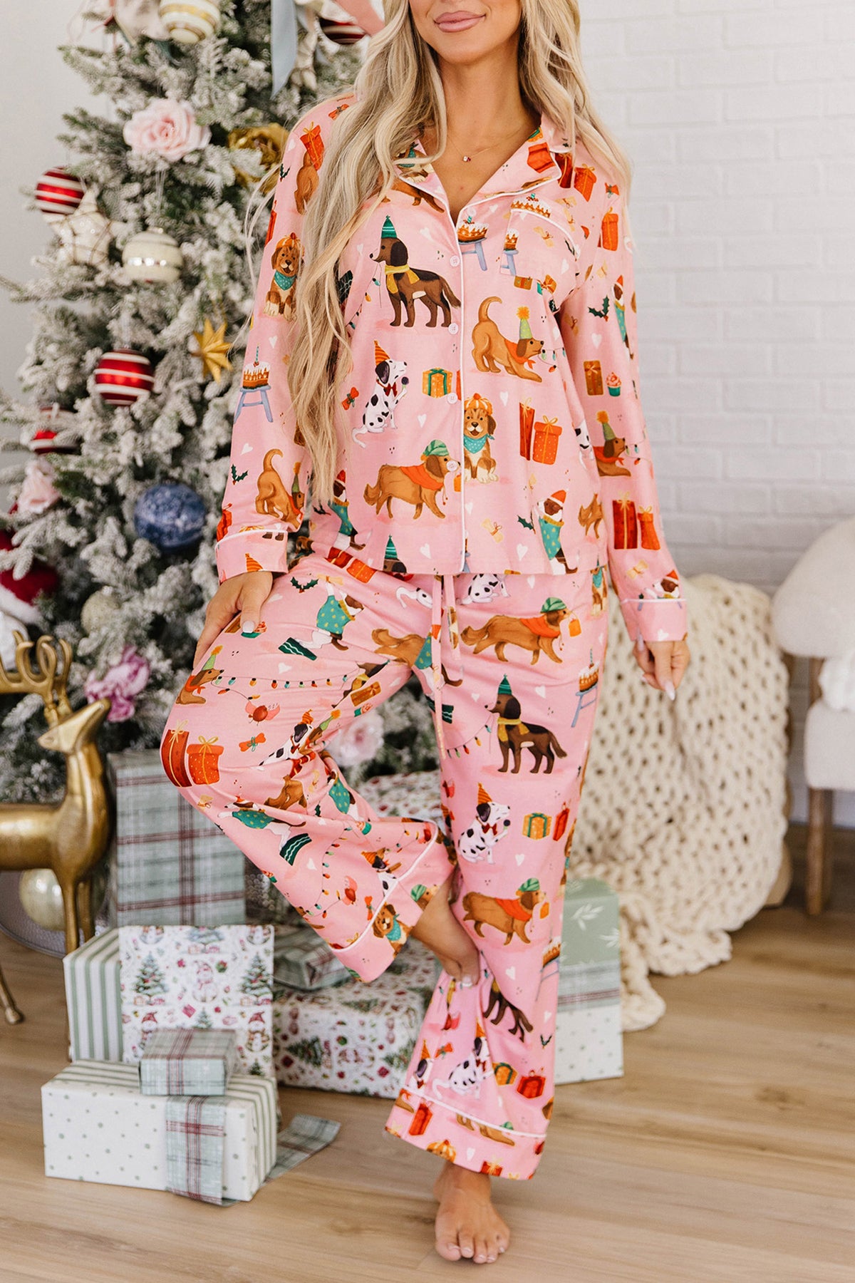 Pink Abstract Dog Lounge Set PREORDER ETA 3 WEEKS