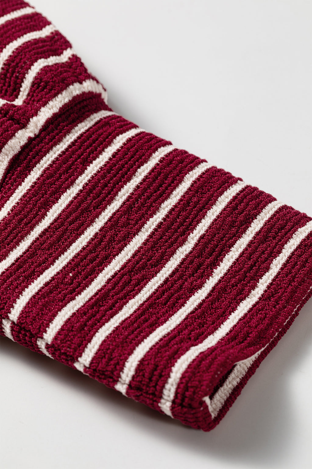 Red Stripe Drop Shoulder Long Sleeve Top PREORDER ETA 3 WEEKS