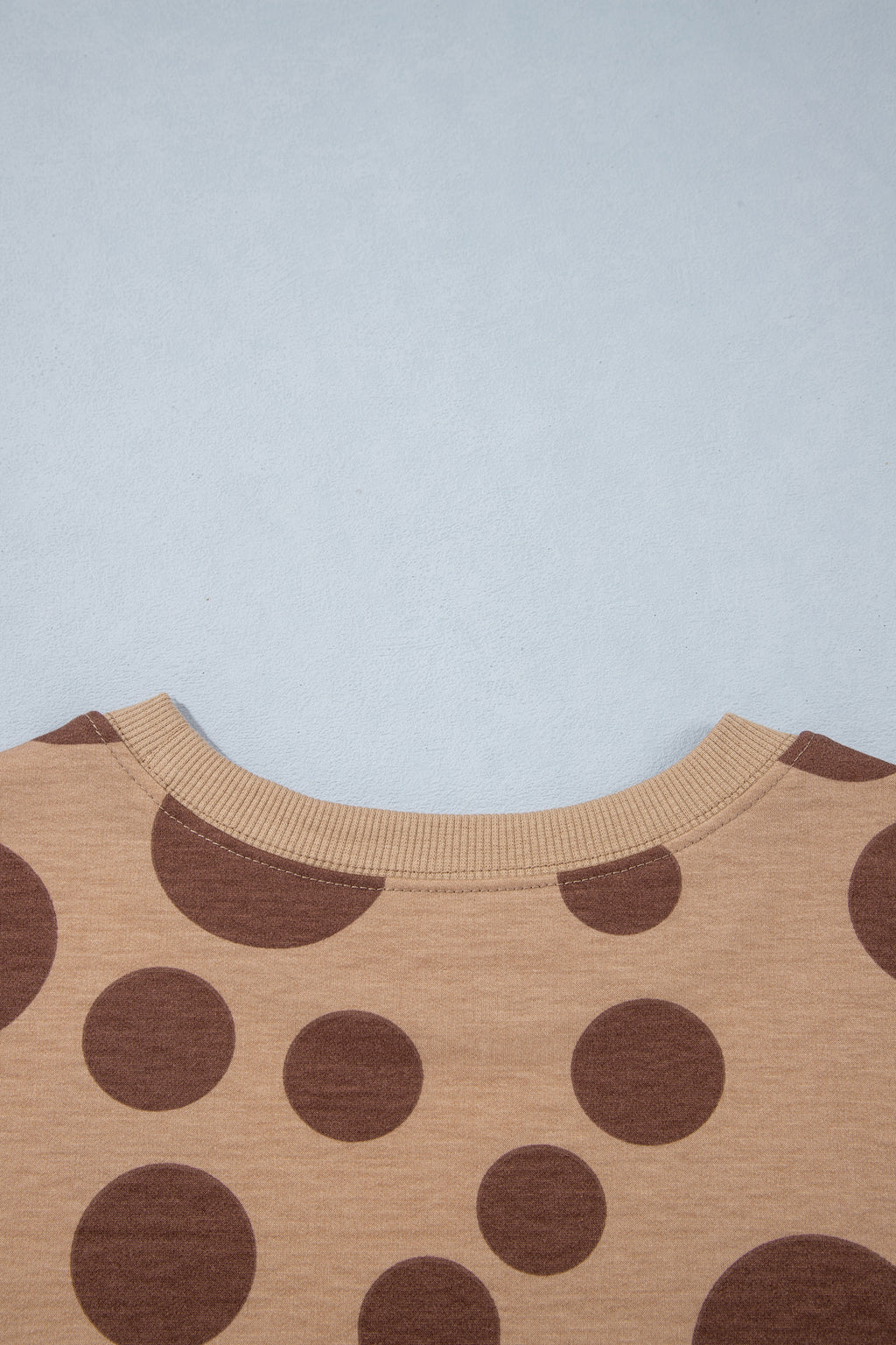 Khaki Polka Dot Long Sleeve Top Drawstring Relaxed Pants Set PREORDER ETA 3 WEEKS