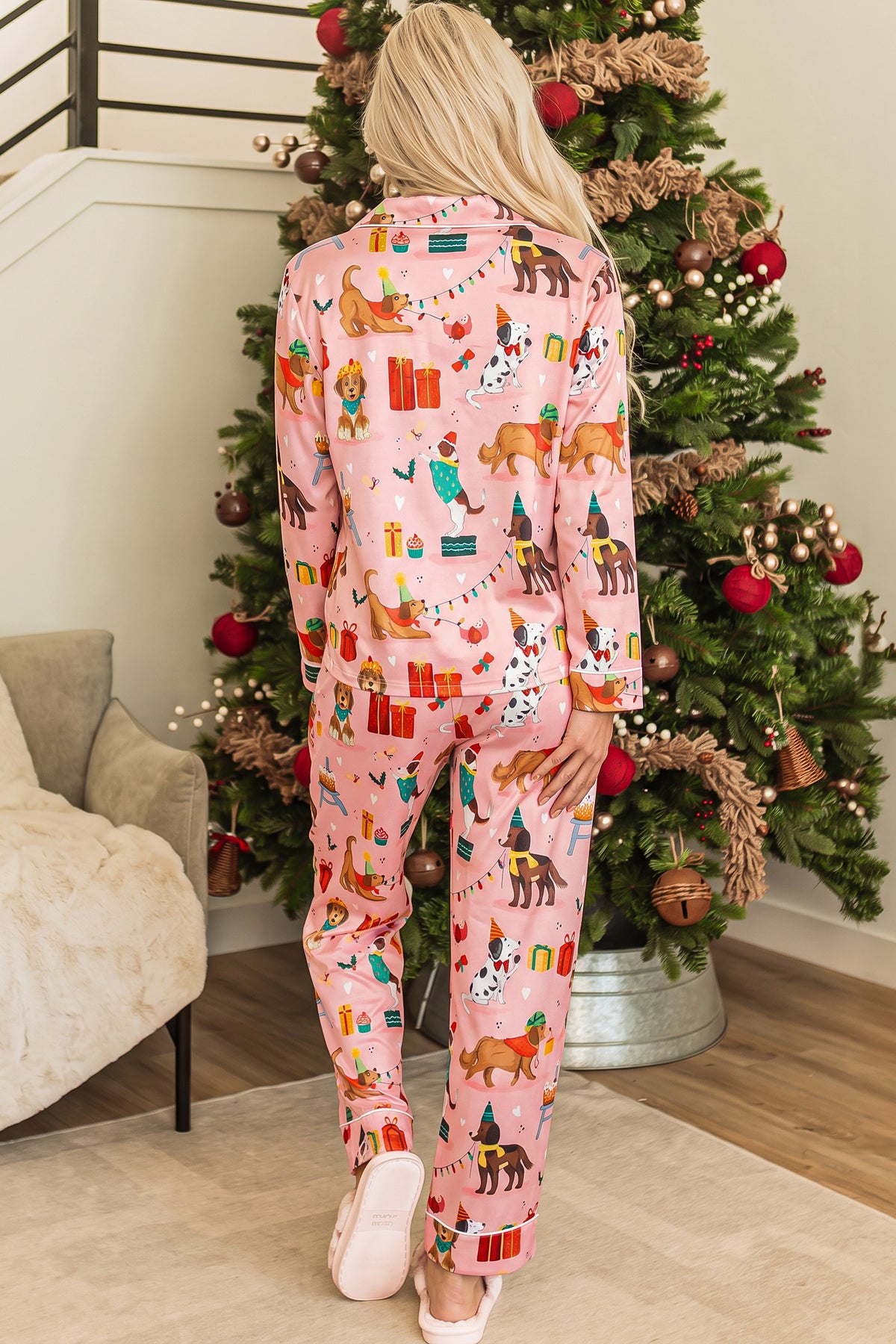 Pink Abstract Dog Lounge Set PREORDER ETA 3 WEEKS