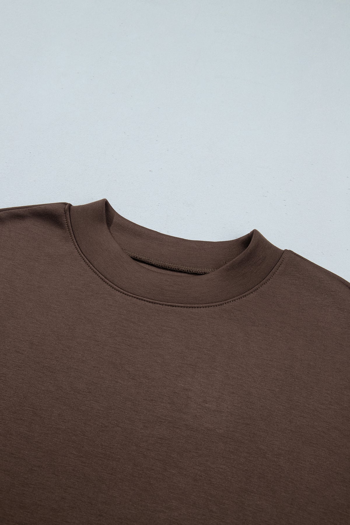Coffee Camouflage Sleeve Crewneck Baggy Pullover Sweatshirt PREORDER ETA 3 WEEKS