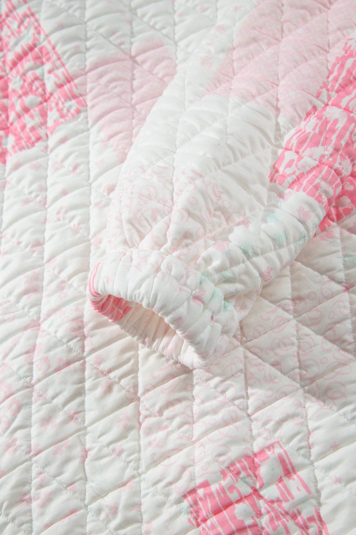 Multicolour Floral Quilted Half Button Pocketed Pullover Sweatshirt PREORDER ETA 3 WEEKS