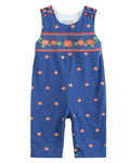 Blue Pumpkin Print Knit Smocked Longall