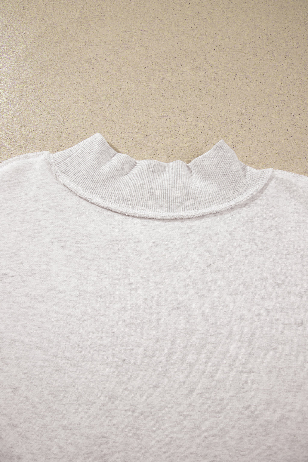 Gray WWJD Mix Pattern Letter Graphic Exposed Seam Loose Plus Size Sweatshirt PREORDER ETA 3 WEEKS