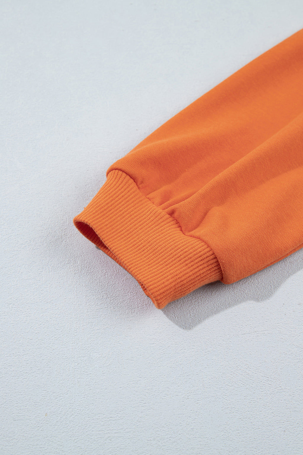Orange Solid Long Sleeve Top Mini Dress PREORDER ETA 3 WEEKS