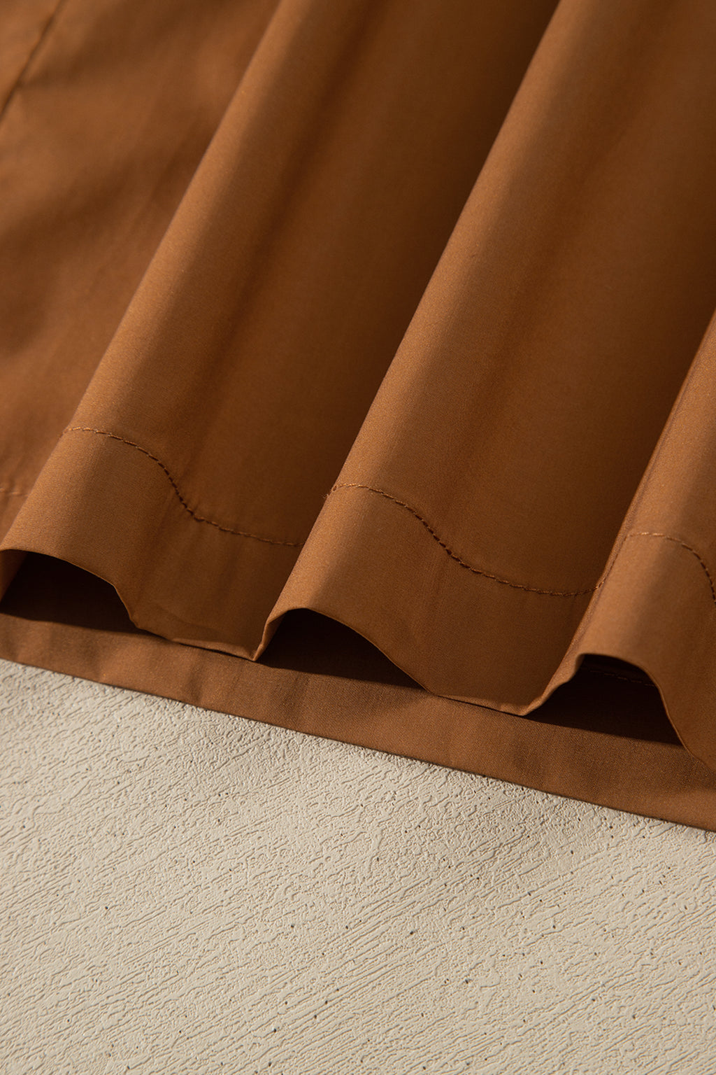 Chestnut Striped Colorblock Sleeveless Casual Long Dress PREORDER ETA 3 WEEKS