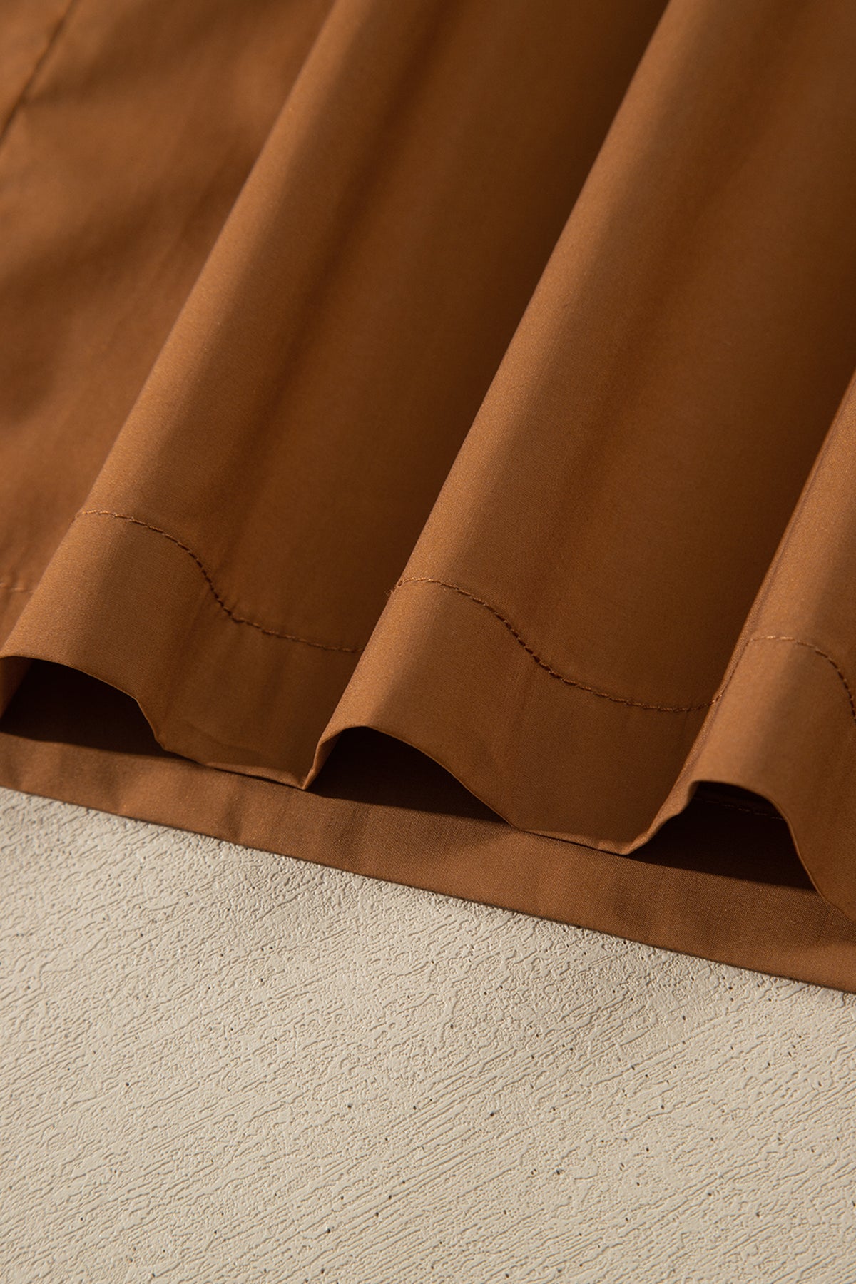 Chestnut Striped Colorblock Sleeveless Casual Long Dress PREORDER ETA 3 WEEKS