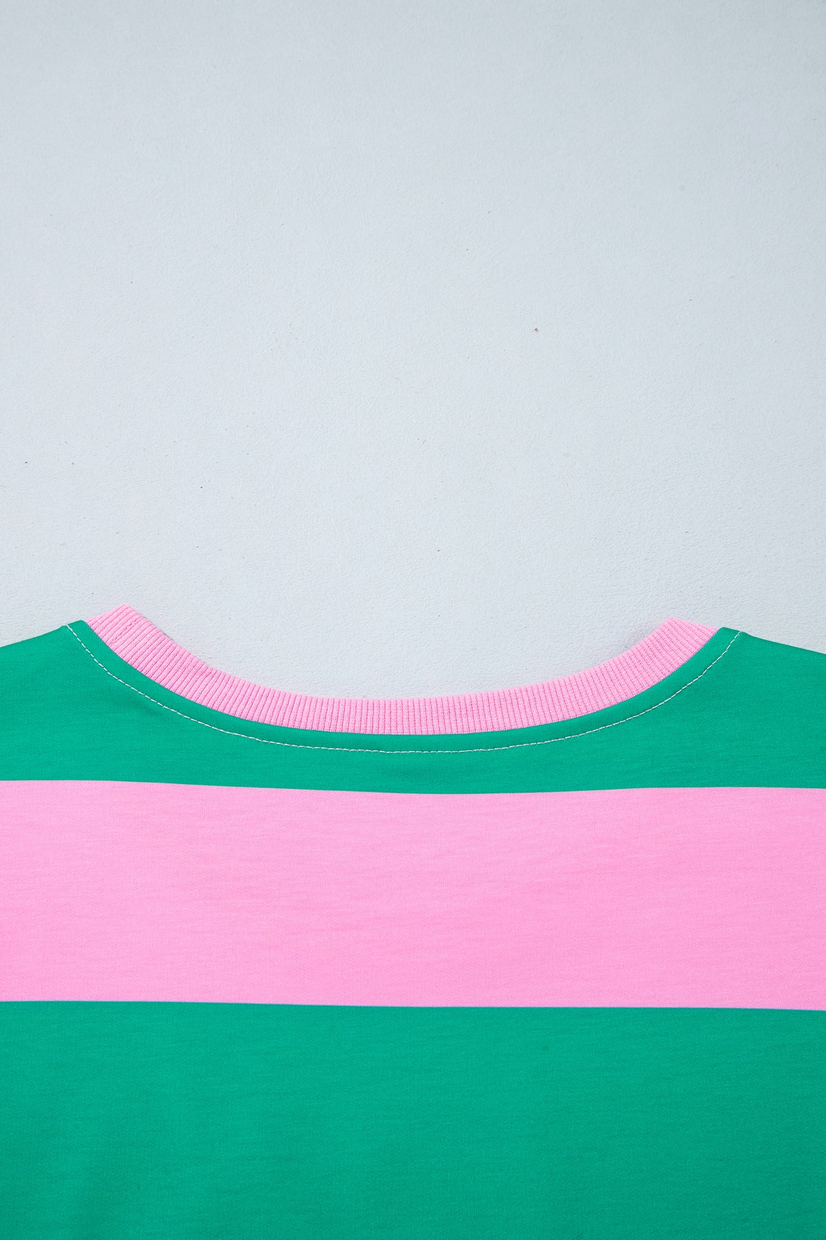 Green Stripe Festive Holly Jolly Printed Casual Plus Size Sweatshirt PREORDER ETA 3 WEEKS