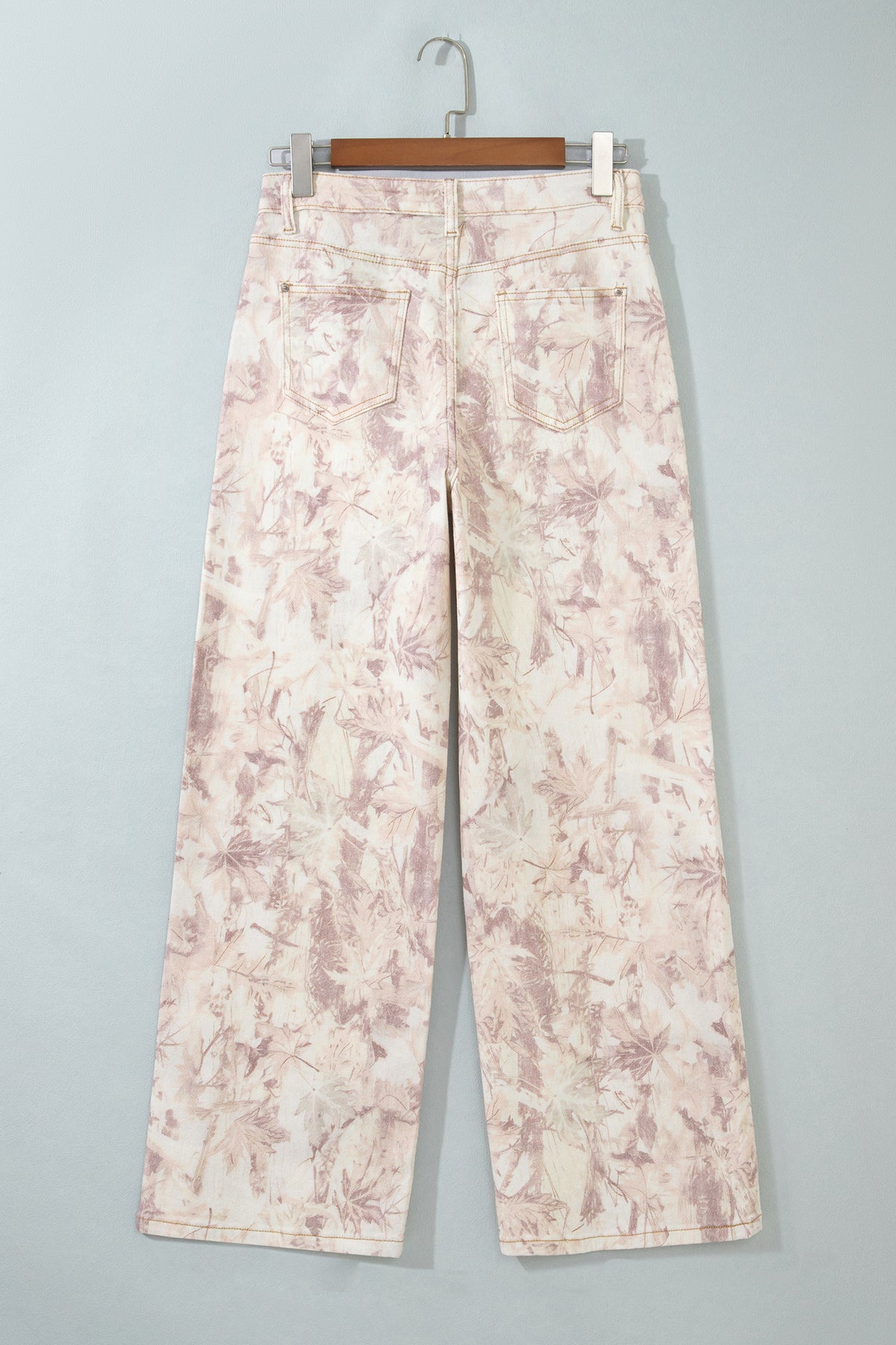 Khaki Woodland Camo Tummy Control Denim Wide Leg Jeans PREORDER ETA 3 WEEKS