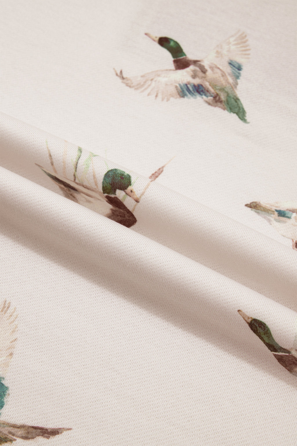 Khaki Mallard Print Color Block Patchwork Zip Pullover and Shorts Set PREORDER ETA 3 WEEKS