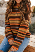 Coffee Round Neck Drop Shoulder Casual Shift Sweater PREORDER ETA 3 WEEKS