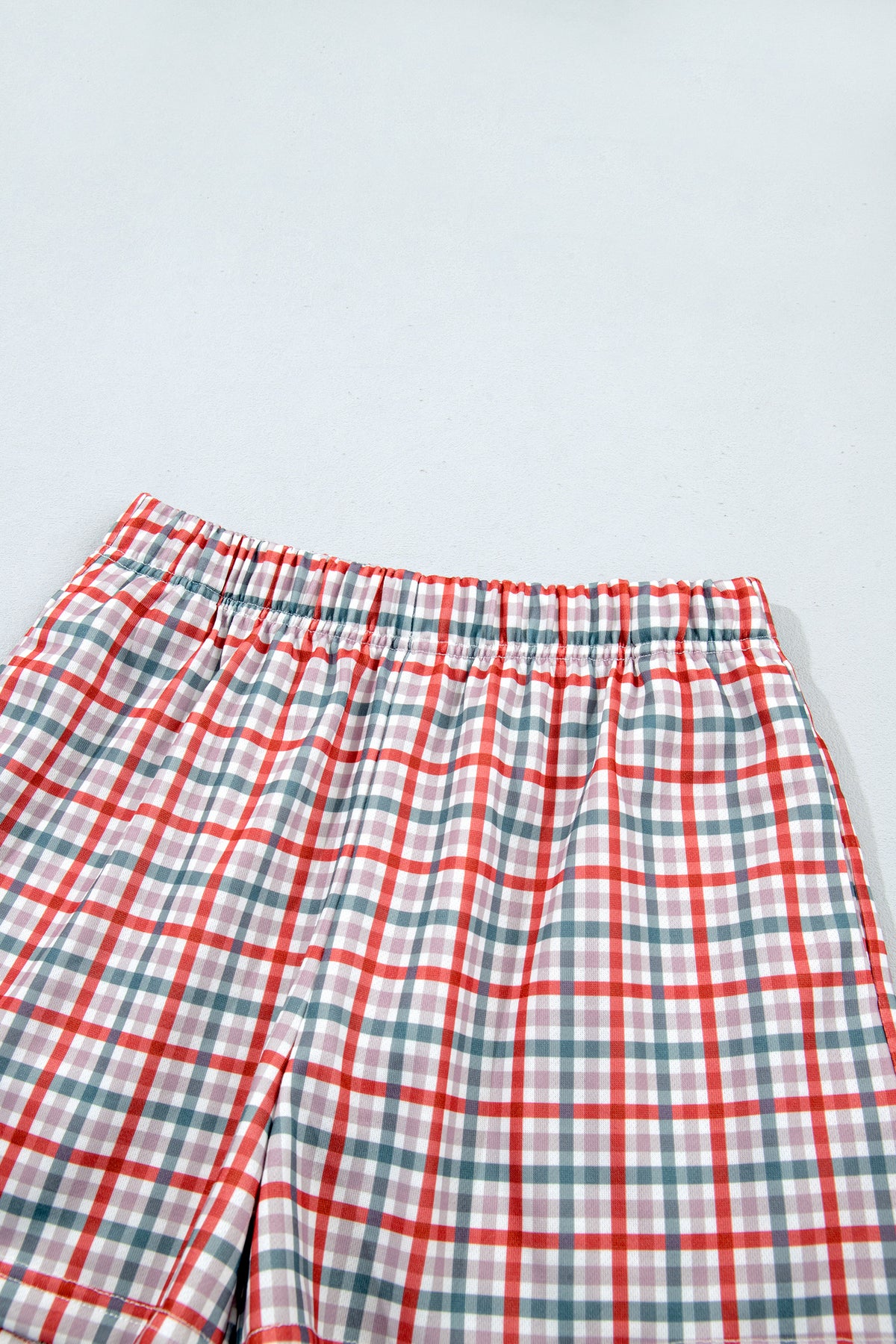 Multicolour Plaid MERRY Holiday Long Sleeve Top and Shorts Set PREORDER ETA 3 WEEKS