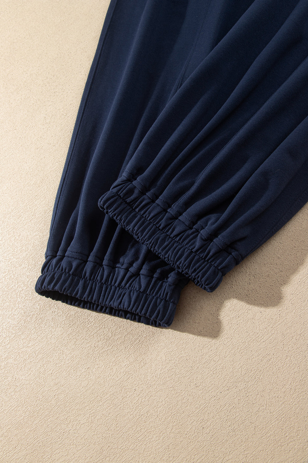 Dirty blue Elastic Waist Drawstring Wide Leg Full Length Pants PREORDER ETA 3 WEEKS