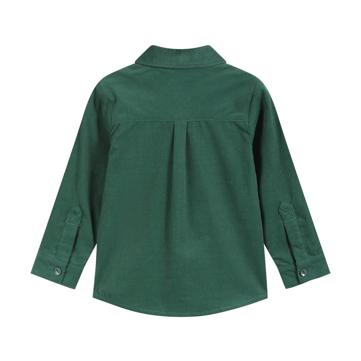 Green Corduroy Santa Dress Shirt