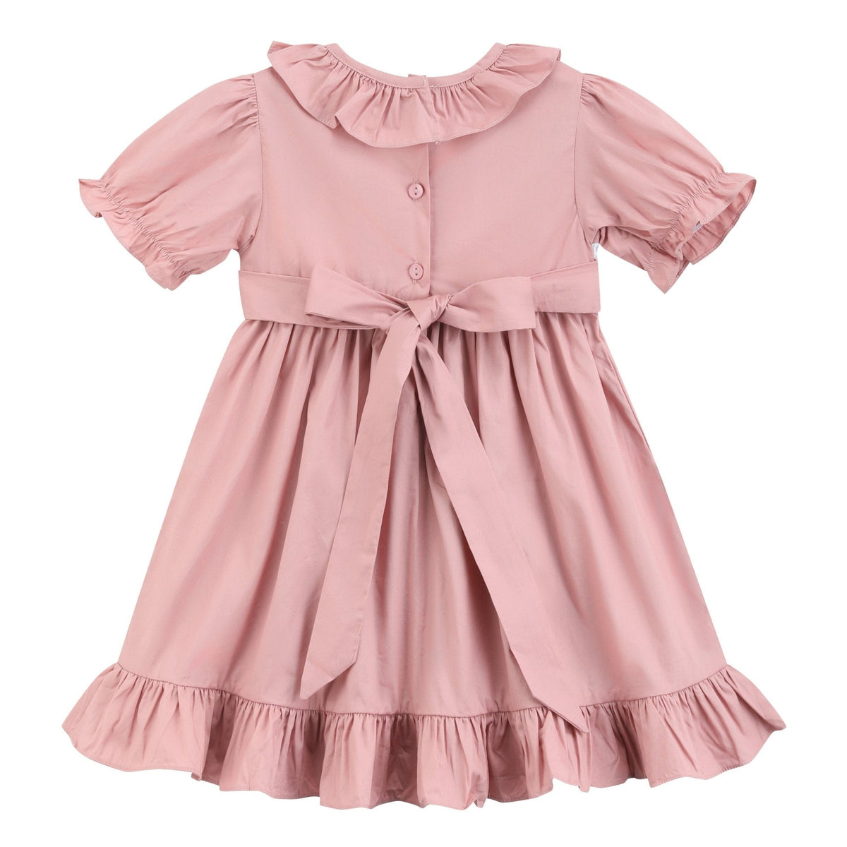 Heirloom Rose Ruffle Smocked Dress