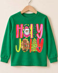 Green Holly Jolly Christmas sweatshirt