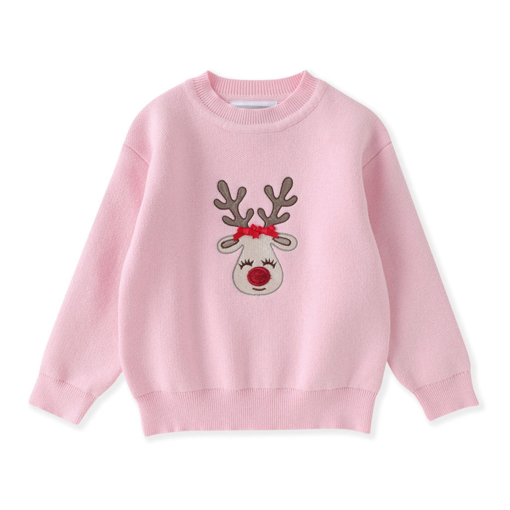 Pink Reindeer Sweater