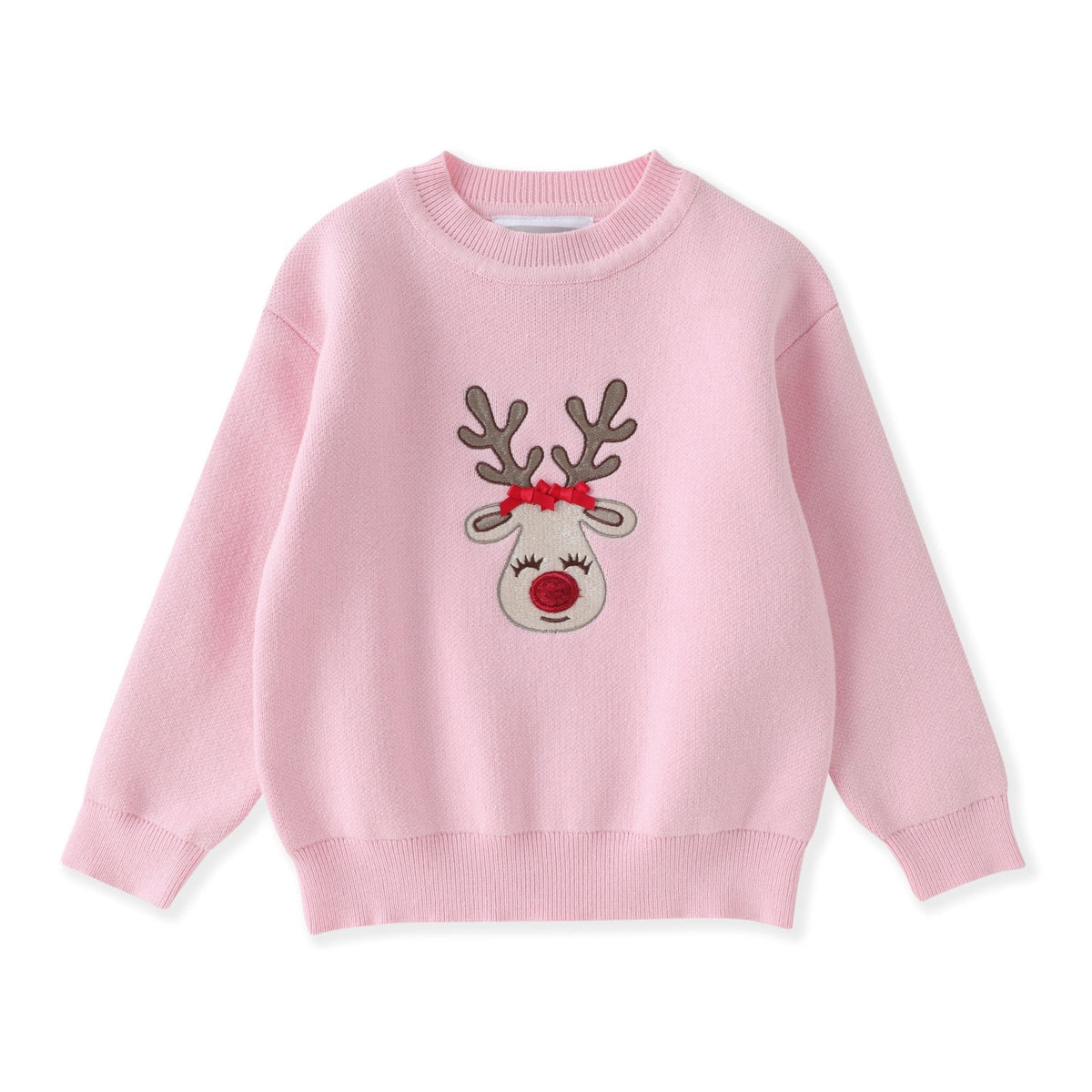 Pink Reindeer Sweater