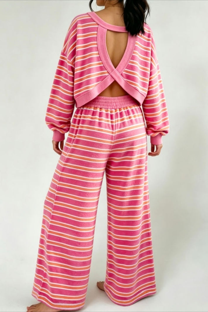 Rose Stripe back cutout view