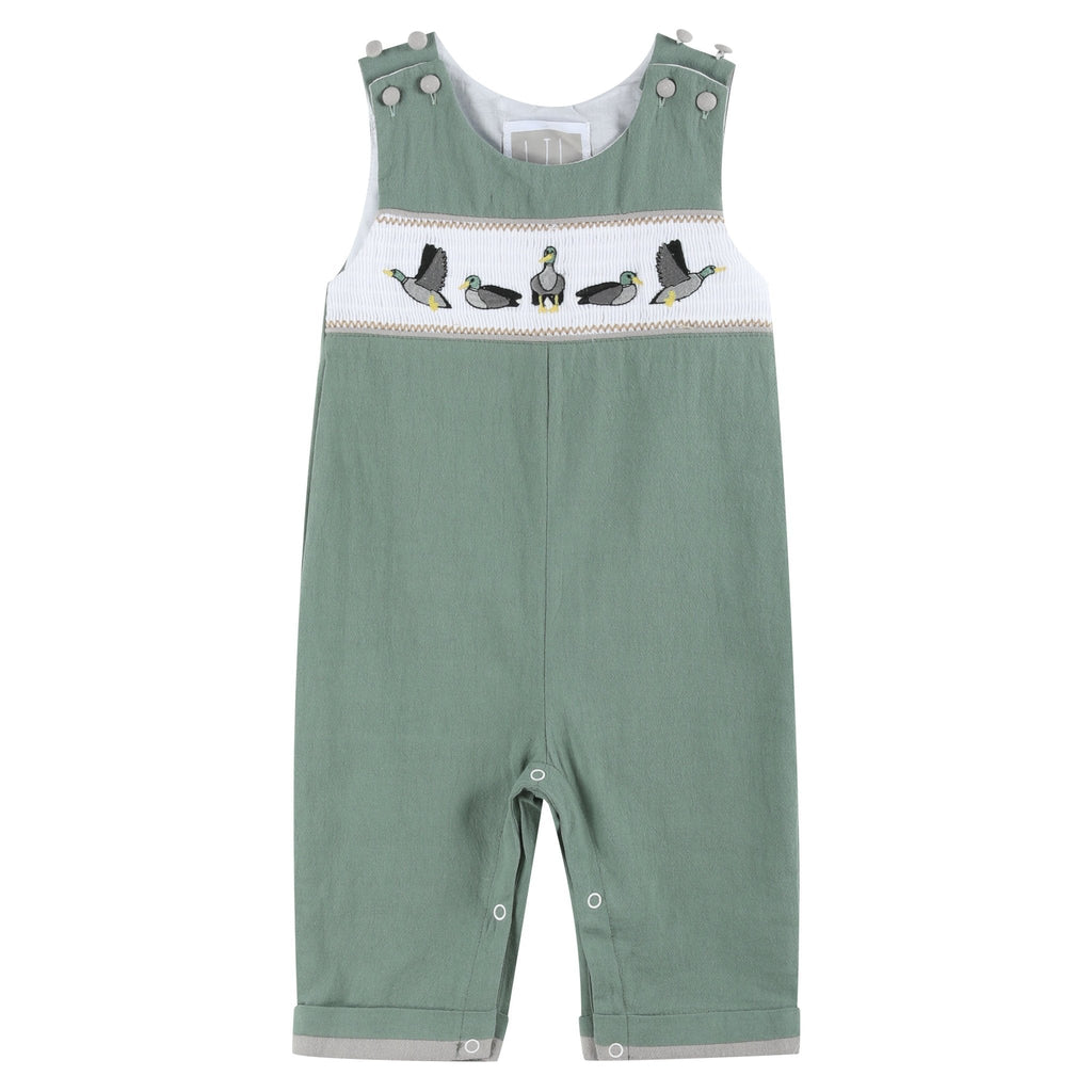 Sage Green Mallard Smocked Longall